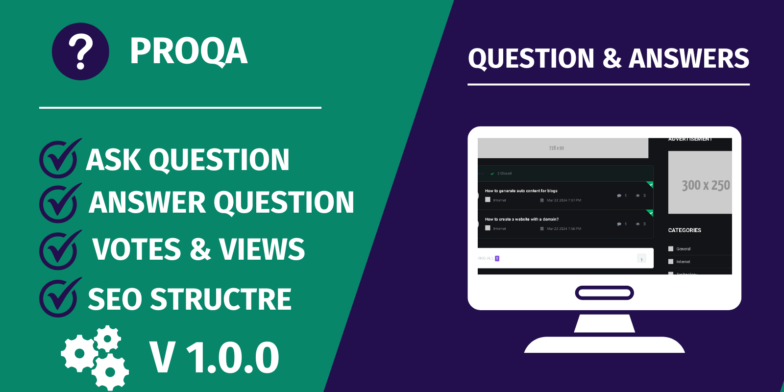 ProQa - Questions And Answers Platform PHP Script